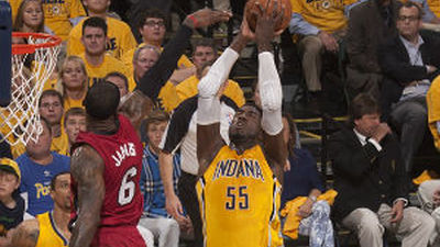 Playoffs NBA: Indiana sorprende a Miami