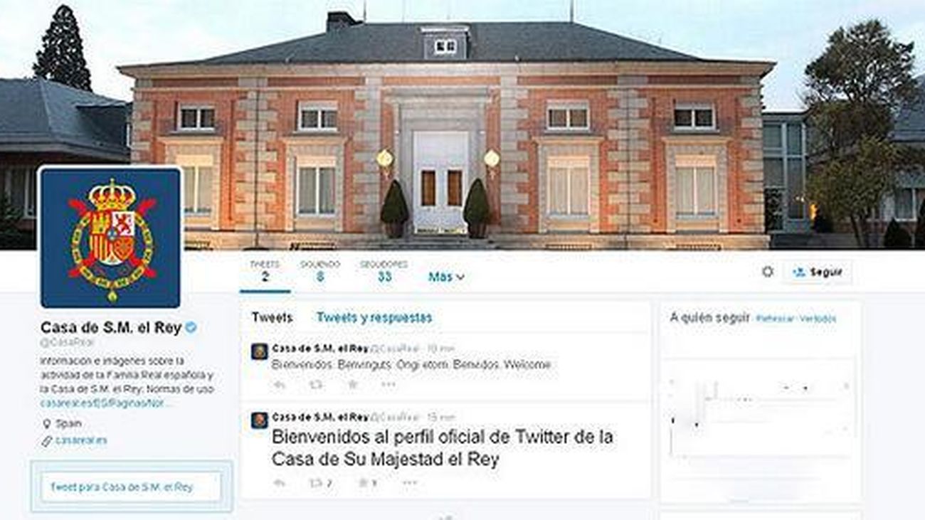 La abdicación dispara hasta 100.000 los seguidores de Casa Real en Twitter