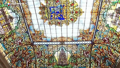 La Casa de la Villa recupera su cúpula de vidriera