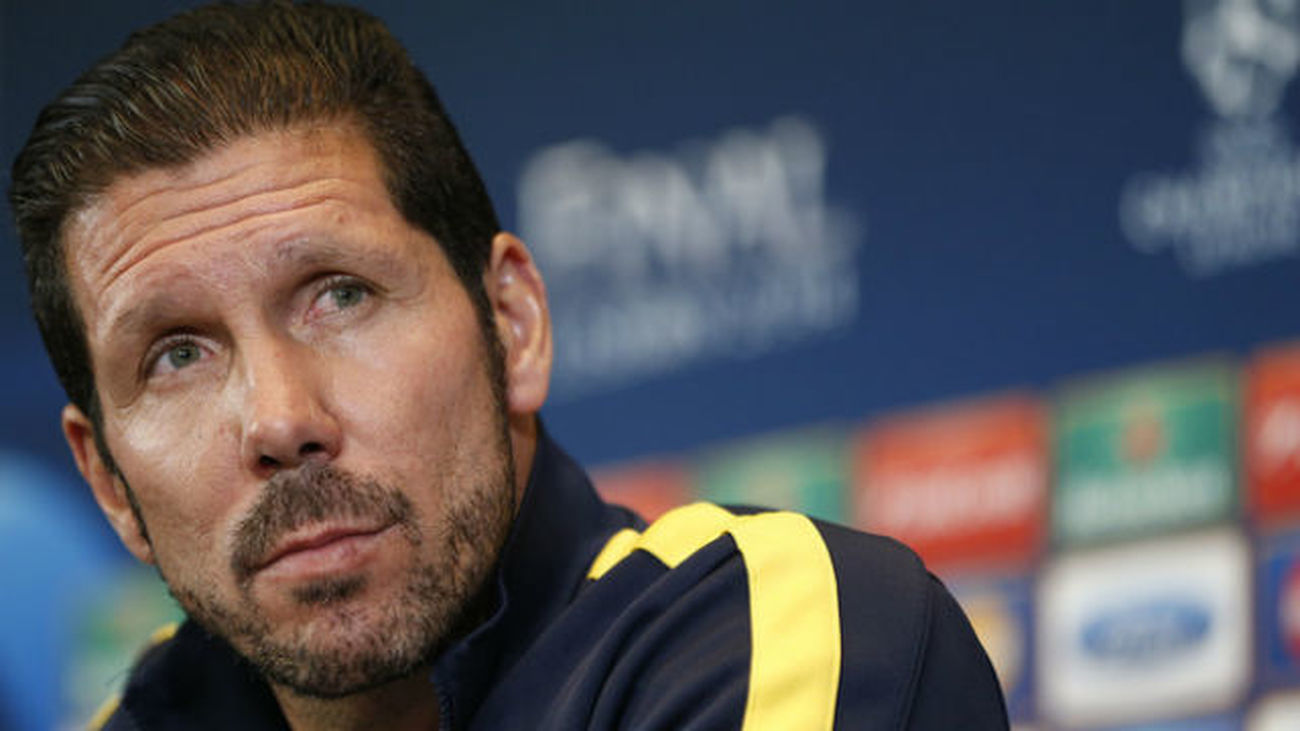 Simeone: "Es un partido único ante el mejor equipo del mundo"