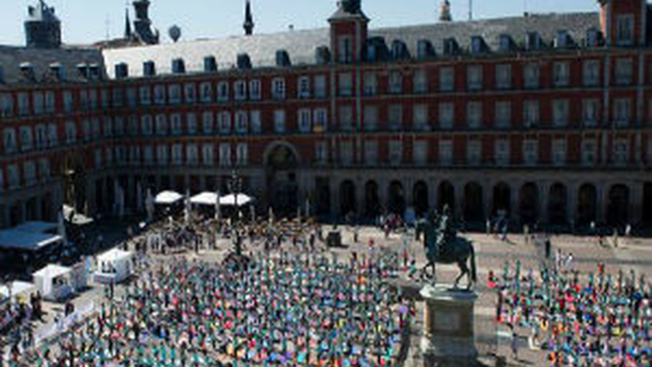Yoga en la Plaza Mayor
