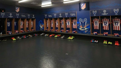 El Atlético ya está en el estadio de Lisboa