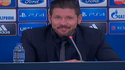 Simeone: "Este partido no merece una lágrima"