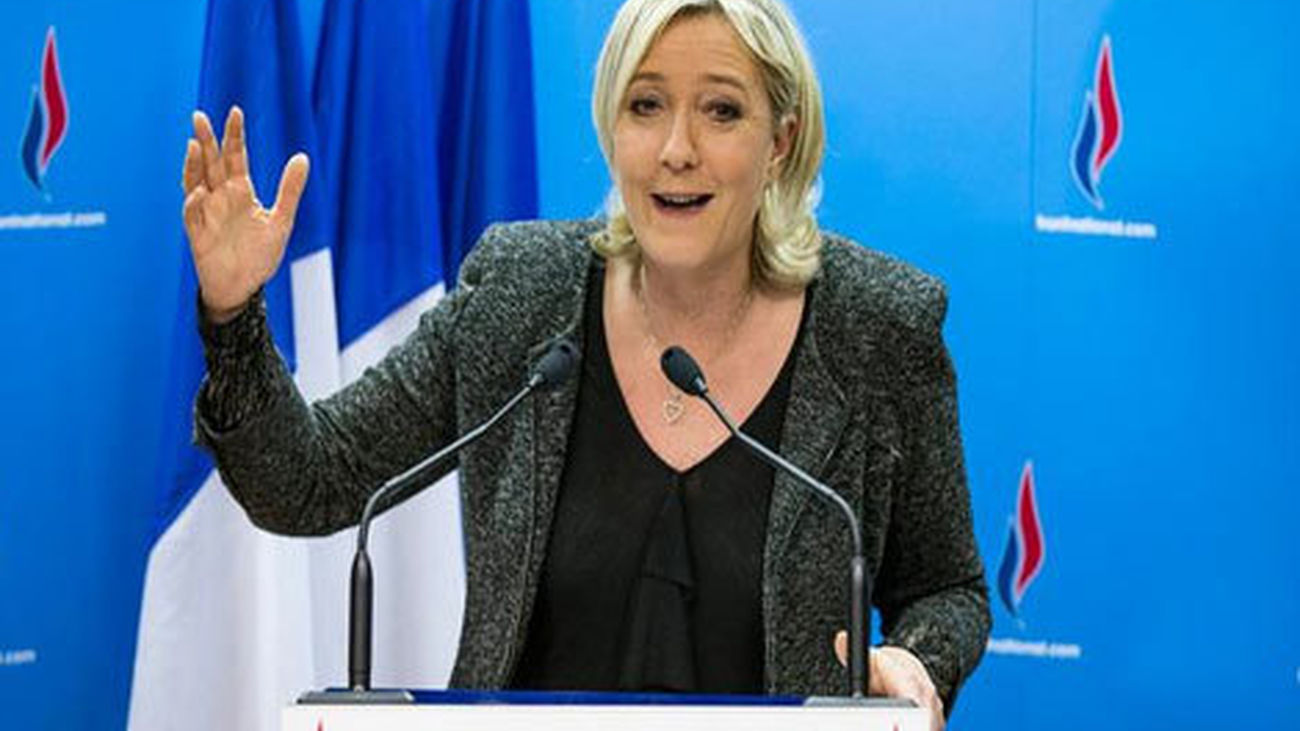 La presidenta del Frente Nacional (FN), Marine Le Pen