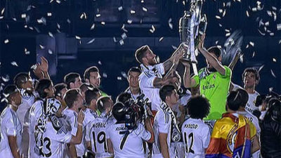 El Bernabéu vibra con sus héroes de Lisboa