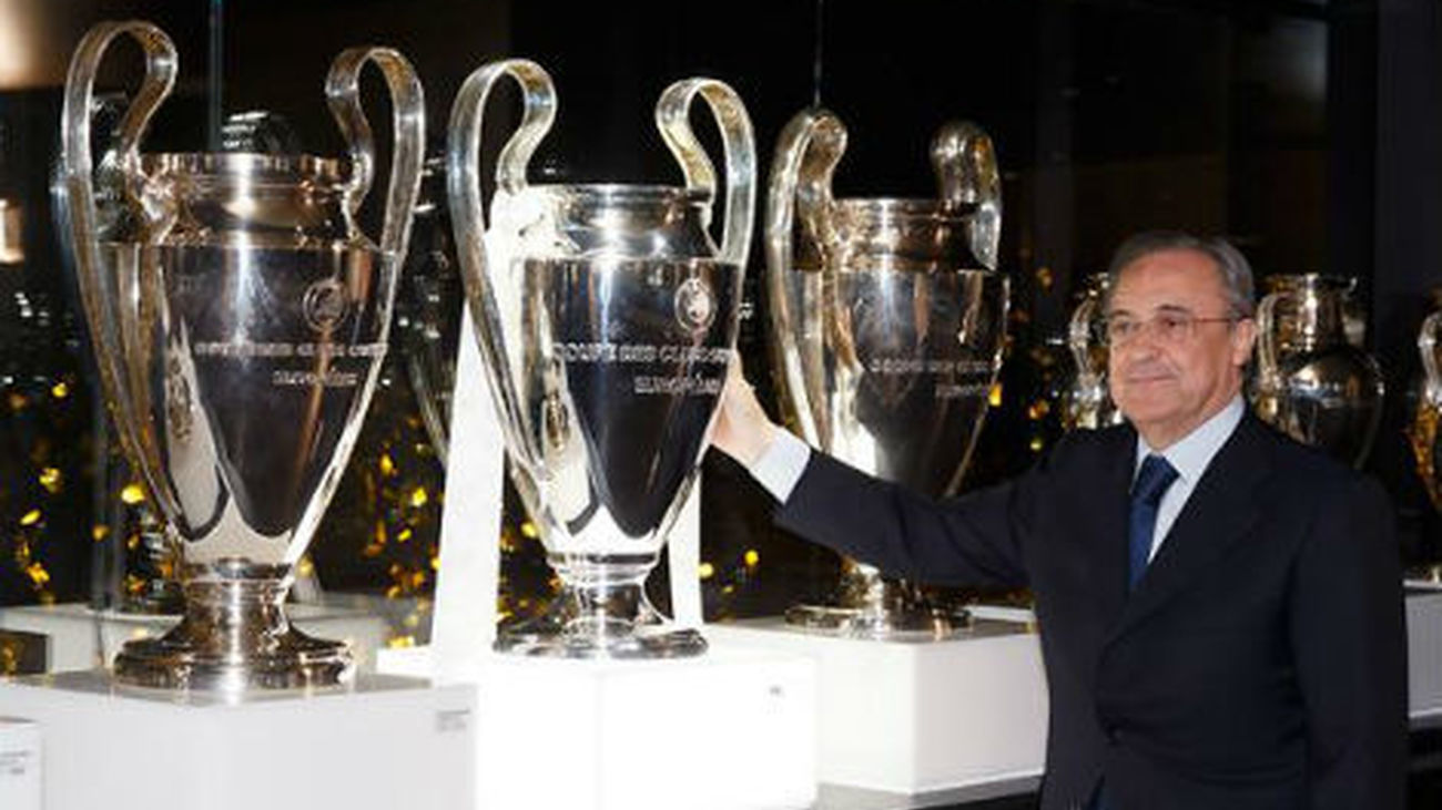 La 'Décima' ya luce en el museo del Bernabéu