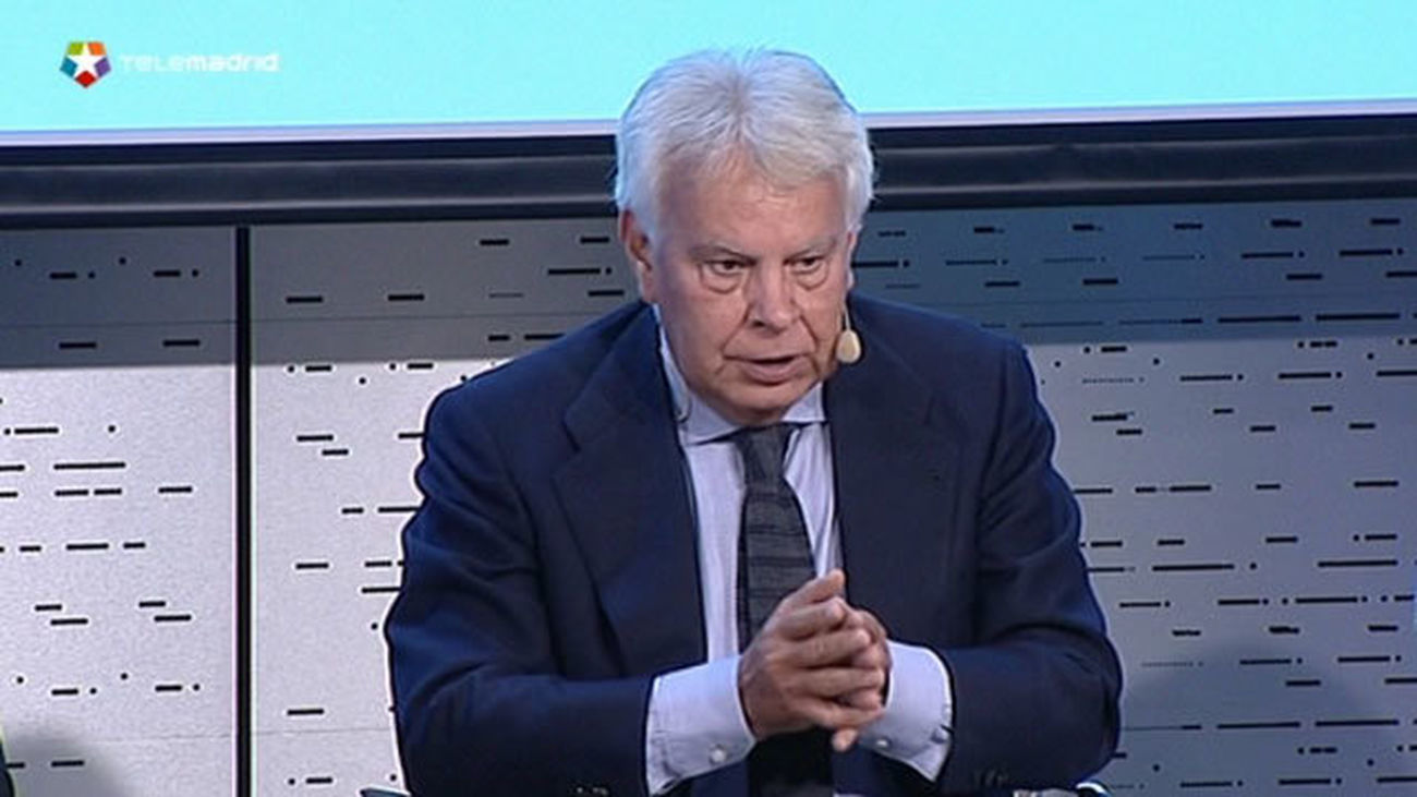 El ex-presidente del Gobierno, Felipe González