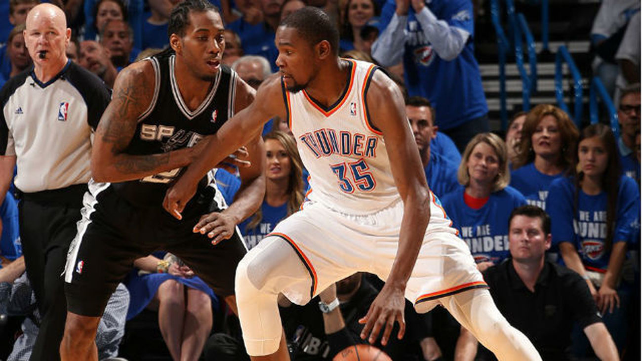 Playoffs NBA: Thunder empatan la serie ante los Spurs (2-2)