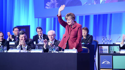 Y la mujer más poderosa según 'Forbes es'... Merkel