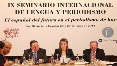 Doña Letizia: "El rigor es condición esencial de la práctica del periodismo"