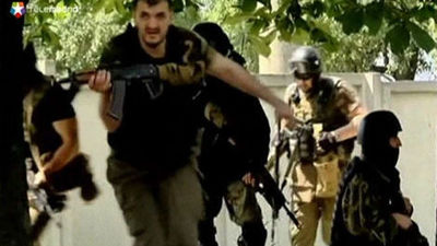 Los combates se reanudan en Donetsk, con disparos en el centro de la ciudad