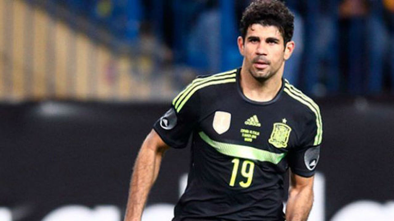 Diego Costa, con España