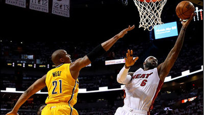 Playoffs NBA: LeBron y Bosh llevan a Miami a la final