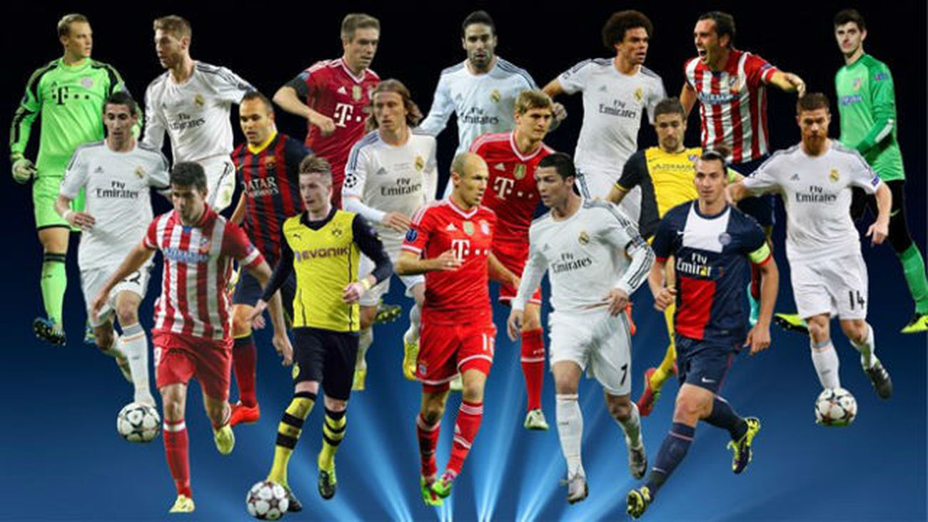 El once ideal de la Liga de Campeones 2013-14