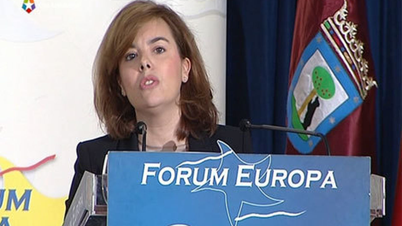 Sáenz de Santamaría: "Madrid tendrá un papel protagonista en la etapa de crecimiento"