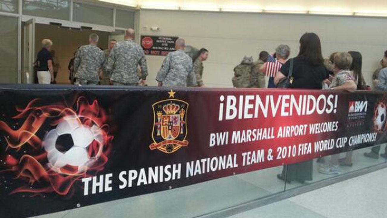 La selección española ya está en Washington para preparar el Mundial