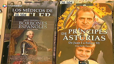 Los libreros se surten de libros sobre la familia real para el fin de semana