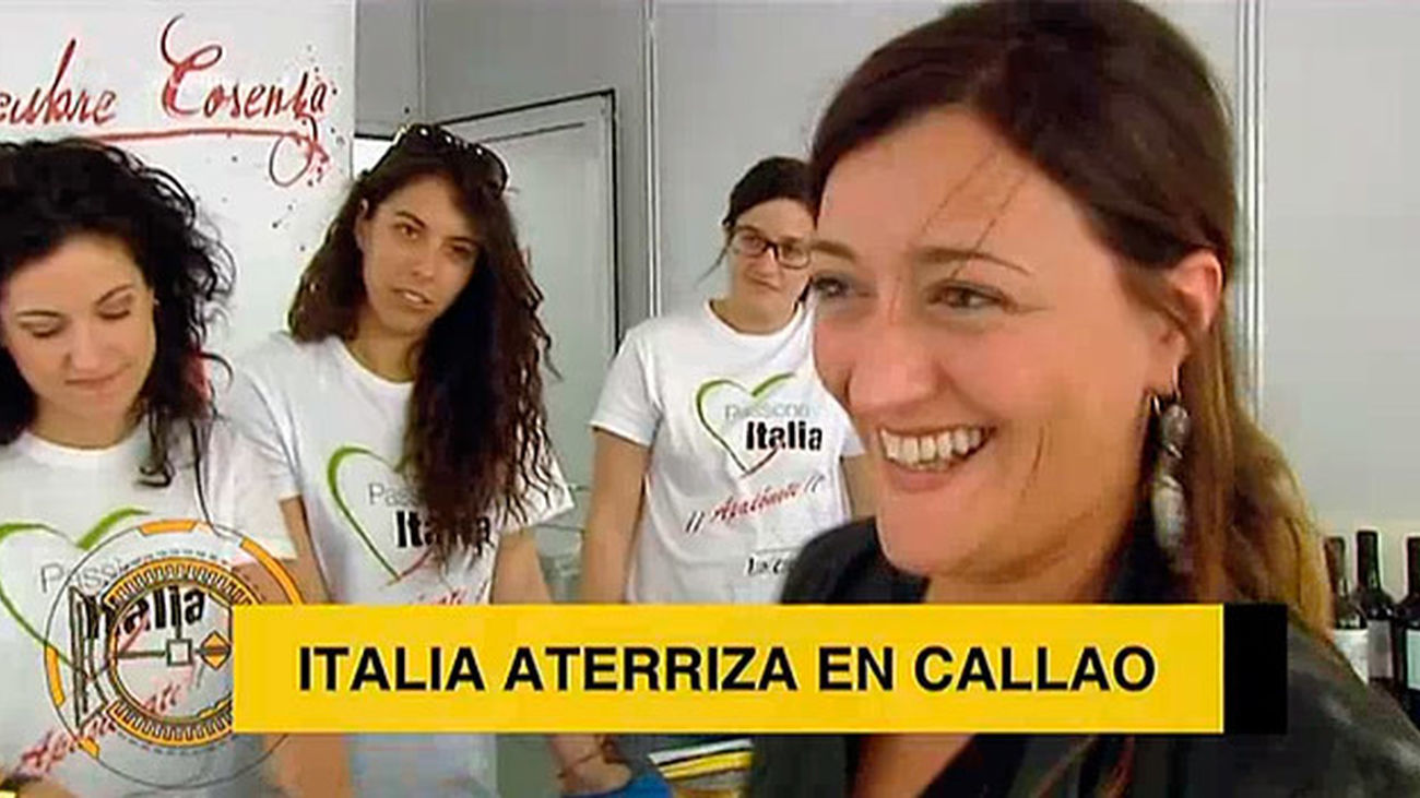 Italia aterriza en Callao