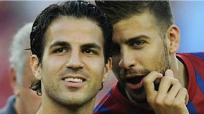 La indiscreción de Piqué y el adiós de Cesc