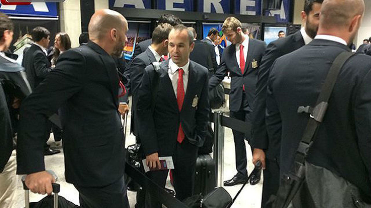 Los campeones ya están en Brasil