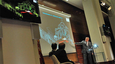 Delimitan las cinco zonas de la iglesia donde podría reposar Cervantes