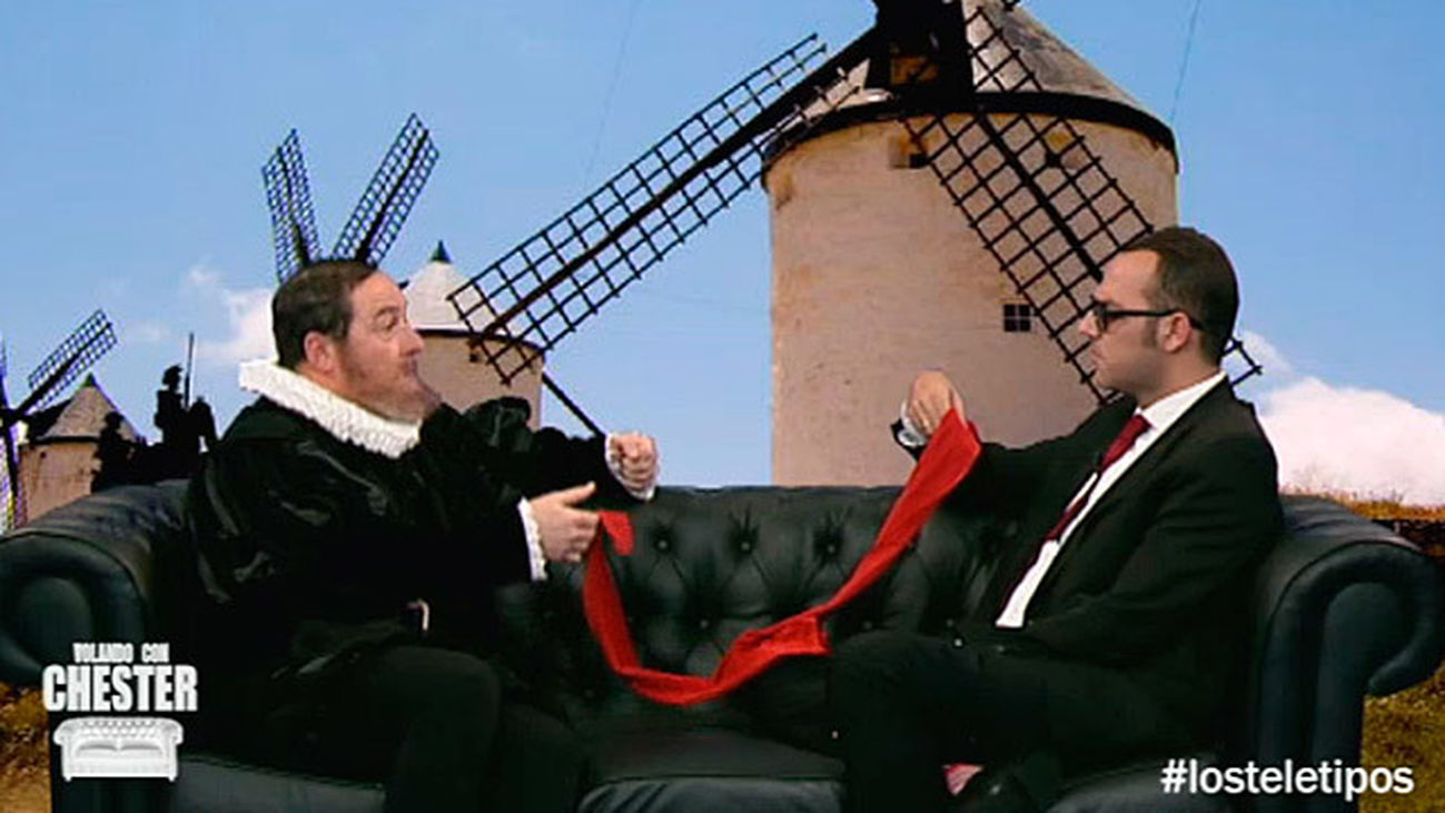 Volando con Chester recibe en esta ocasión a un grande: Miguel de Cervantes