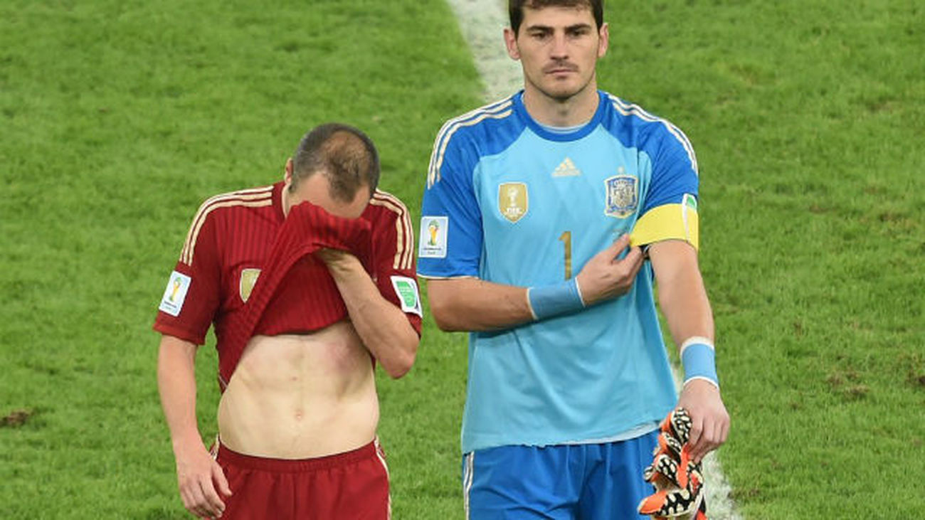 Iniesta y Casillas, Selección española