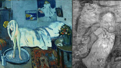Descubren un retrato oculto en 'La habitación azul' de Picasso
