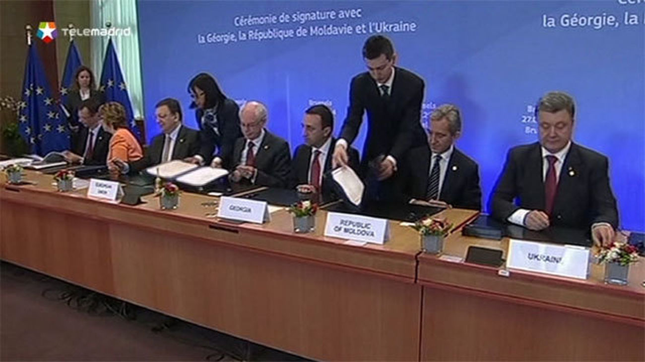 Firma de acuerdos de asociación con Ucrania, Georgia y Moldavia