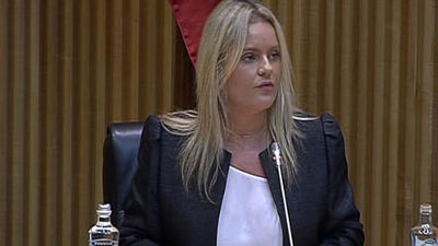 Mari Mar Blanco expresa el malestar de las víctimas por la presencia de Amaiur en el Parlamento