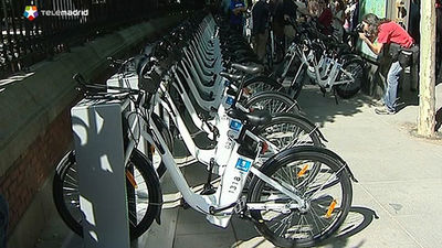 Aparece un vídeo obsceno en las pantallas del sistema de alquiler de bicicletas de Madrid