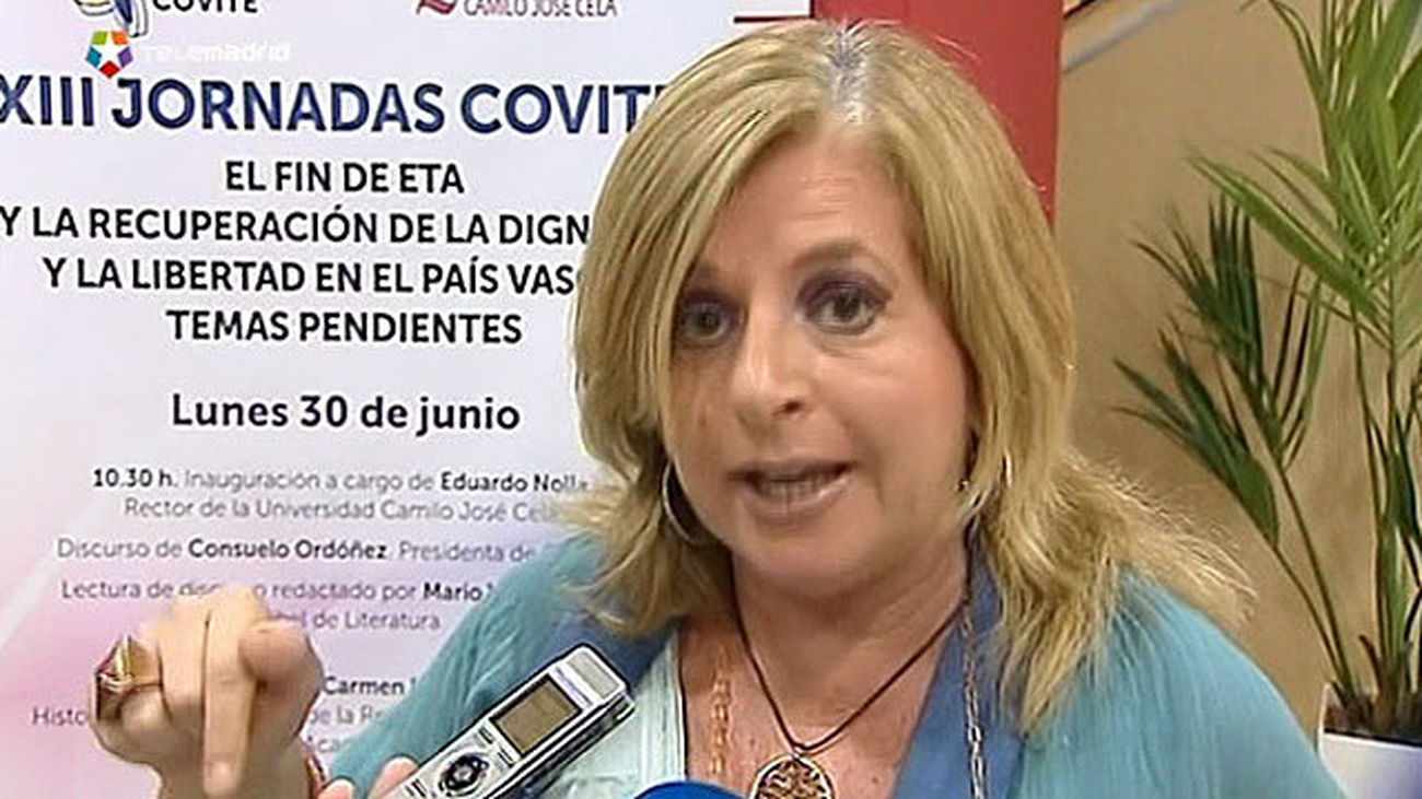 Covite pide a Rajoy que combata el plan para "blanquear el terror" de Urkullu