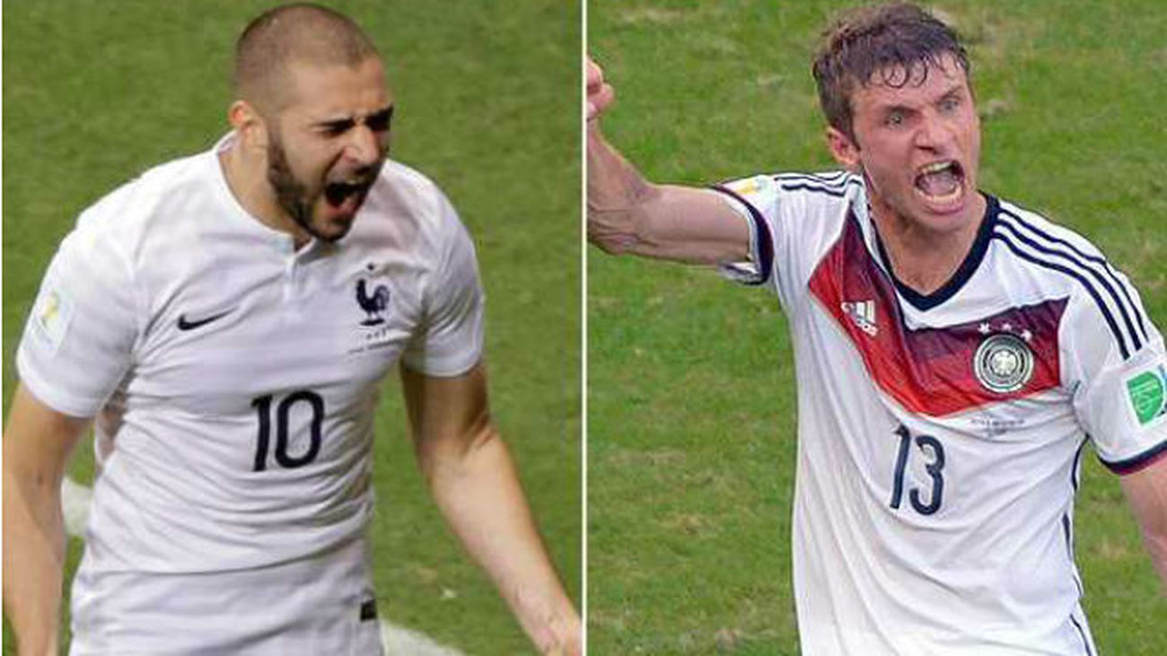 Benzema y Muller