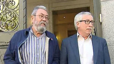 Toxo y Méndez, preocupados por el procesamiento de sindicalistas