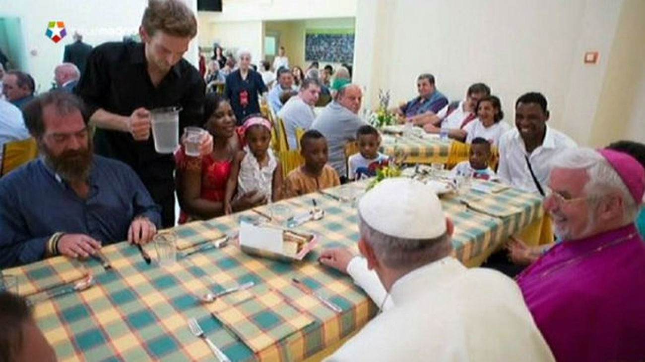 El Papa con los pobres