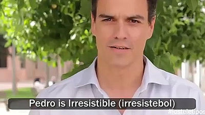 Mientras los aspirantes a liderar el PSOE apuran sus candidaturas, Fernandisco presenta "Pedro is irresistible"
