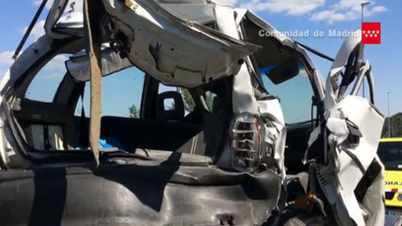 Accidente de tráfico en la AP-6