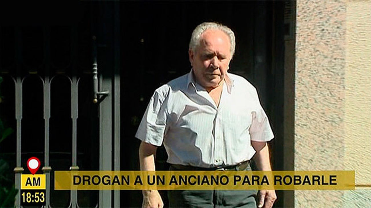 Drogan a un anciano para robarle