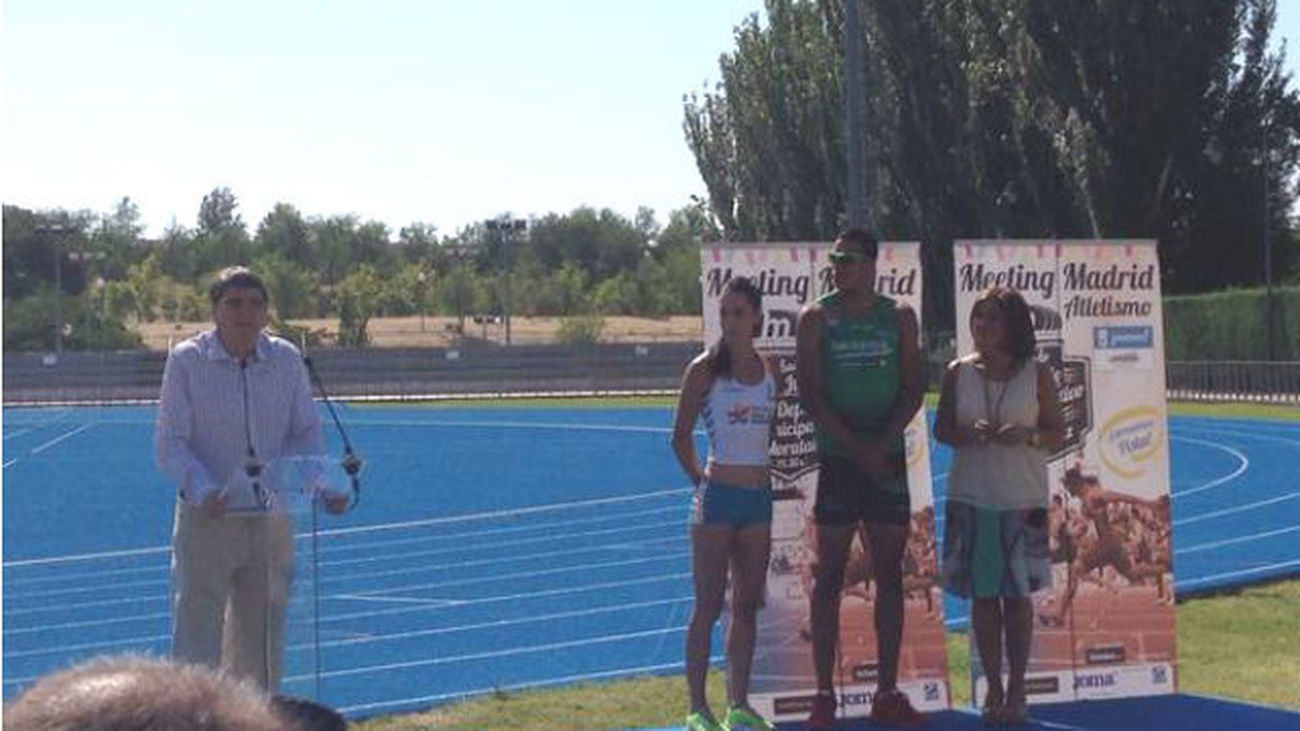 Presentación del mitin de atletismo de Madrid