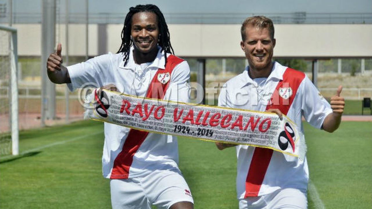 El Rayo presenta a Manucho y a Morcillo