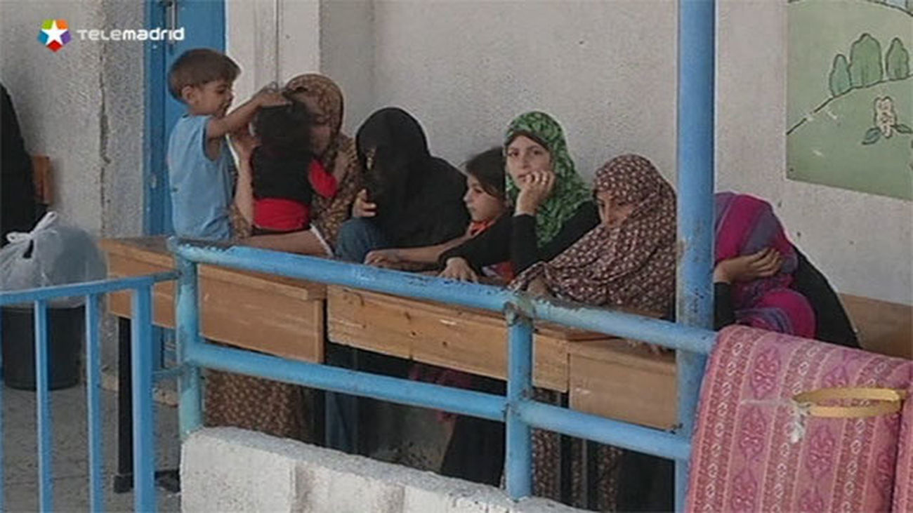 Mujeres y niños en Gaza