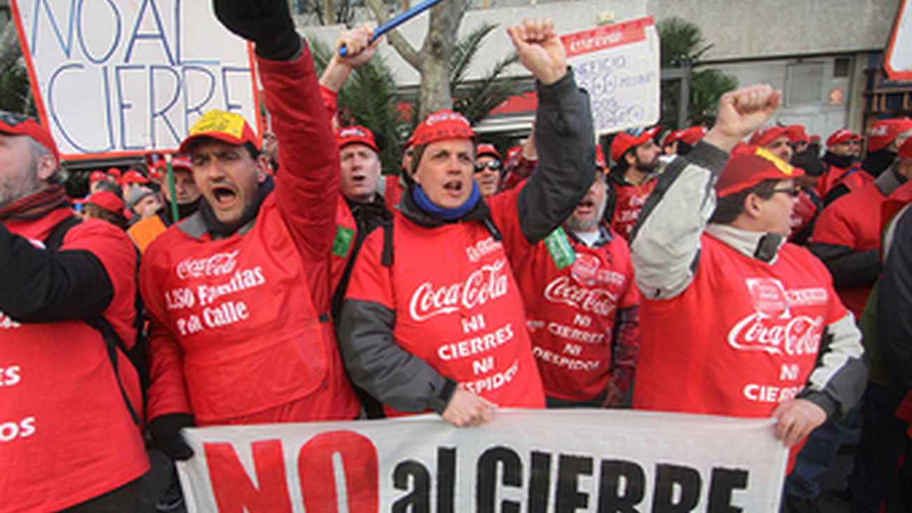 Trabajadores de Coca Cola