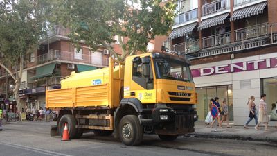 La 'Operación Asfalto' llega al Paseo de la Castellana