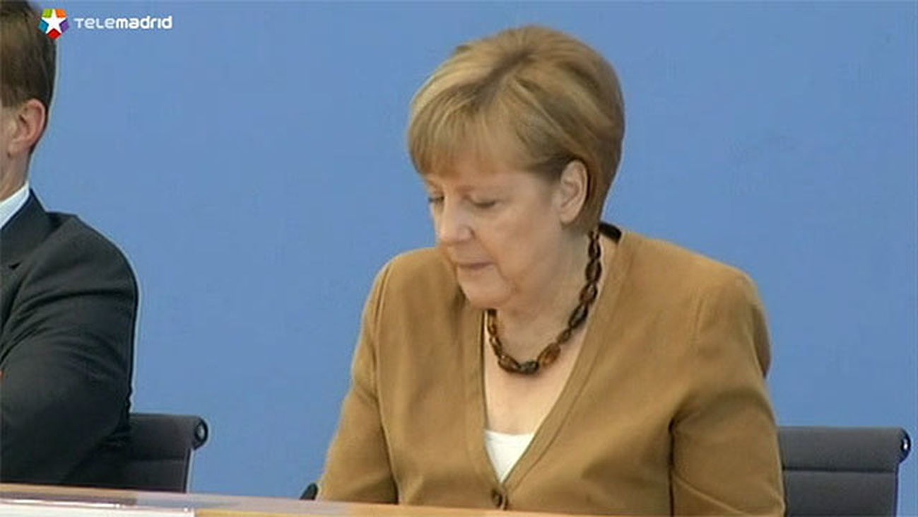 Merkel: "Comparto la posición del Gobierno español sobre Cataluña"