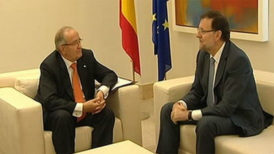 Rajoy y patronal de las pymes catalanas evitan hablar del proceso soberanista