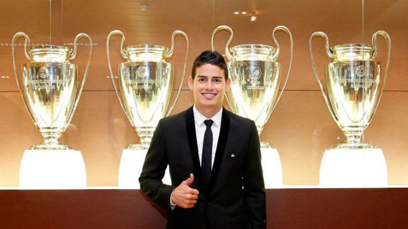 James Rodríguez, jugador del Real Madrid