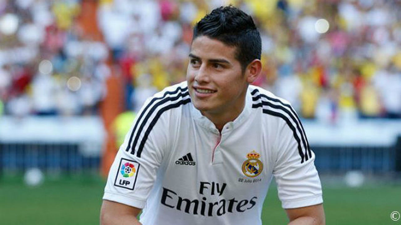 James Rodríguez, jugador del Real Madrid