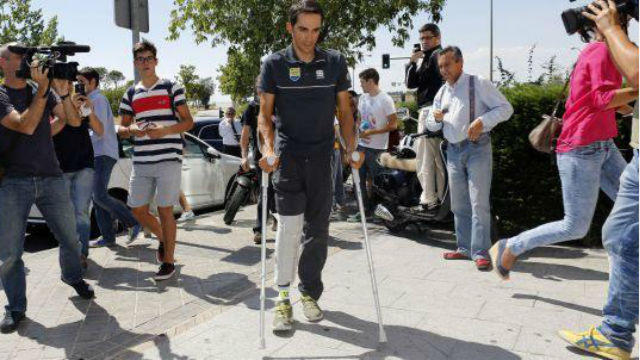 Contador: "Adiós a la Vuelta"