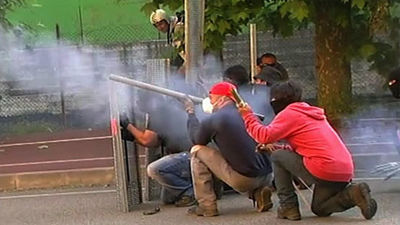 Podemos ante la violencia