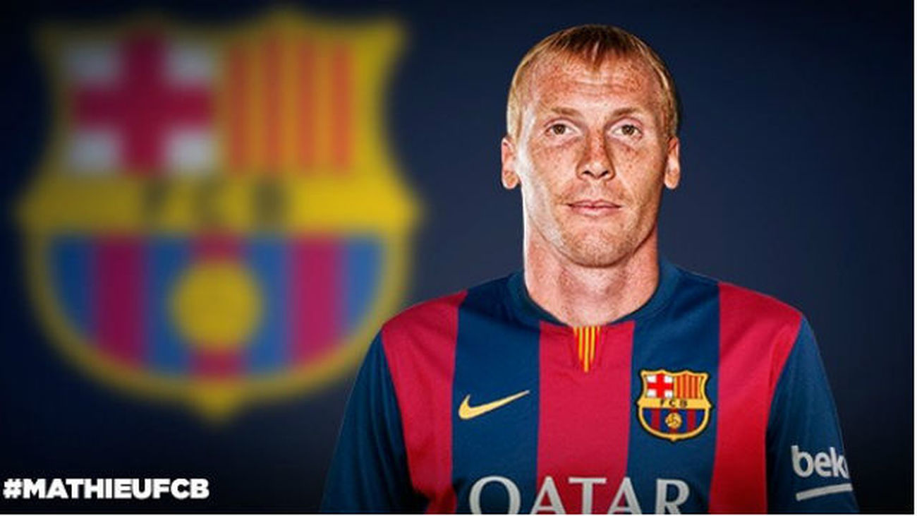 Cinco años después el Barça ficha un central, Mathieu
